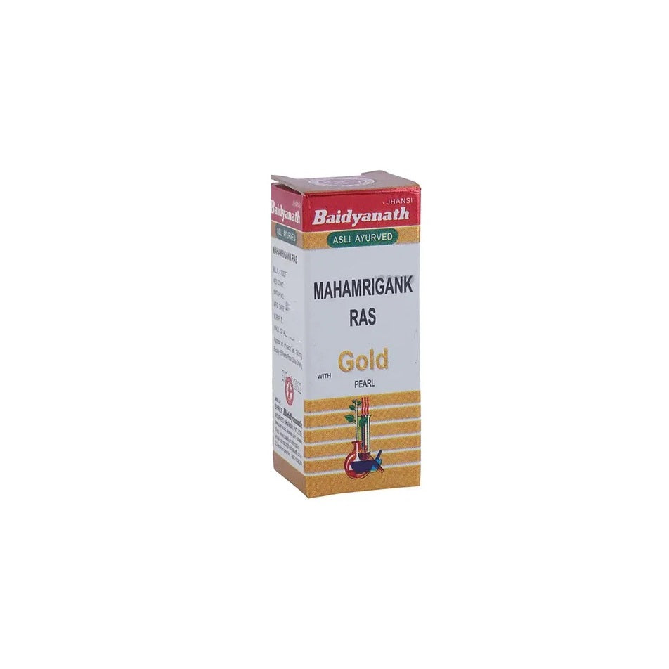 Baidyanath Ayurvedic (Jhansi) Mahamrigank Ras with Gold Pearl Tablet