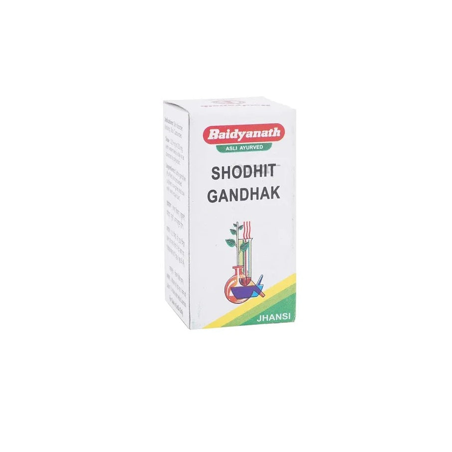 Baidyanath Ayurvedic (Jhansi) Shodhit Gandhak Powder 10gm