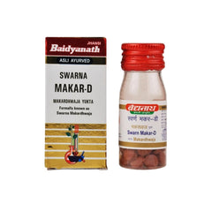 Baidyanath Ayurvedic (Jhansi) Swarna Makar D Makardhwaja Yukta Tablets