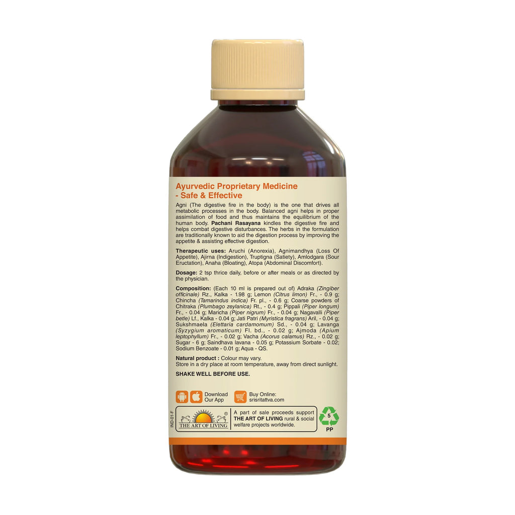 Sri Sri Tattva Ayurvedic Pachani Rasayana Syrup