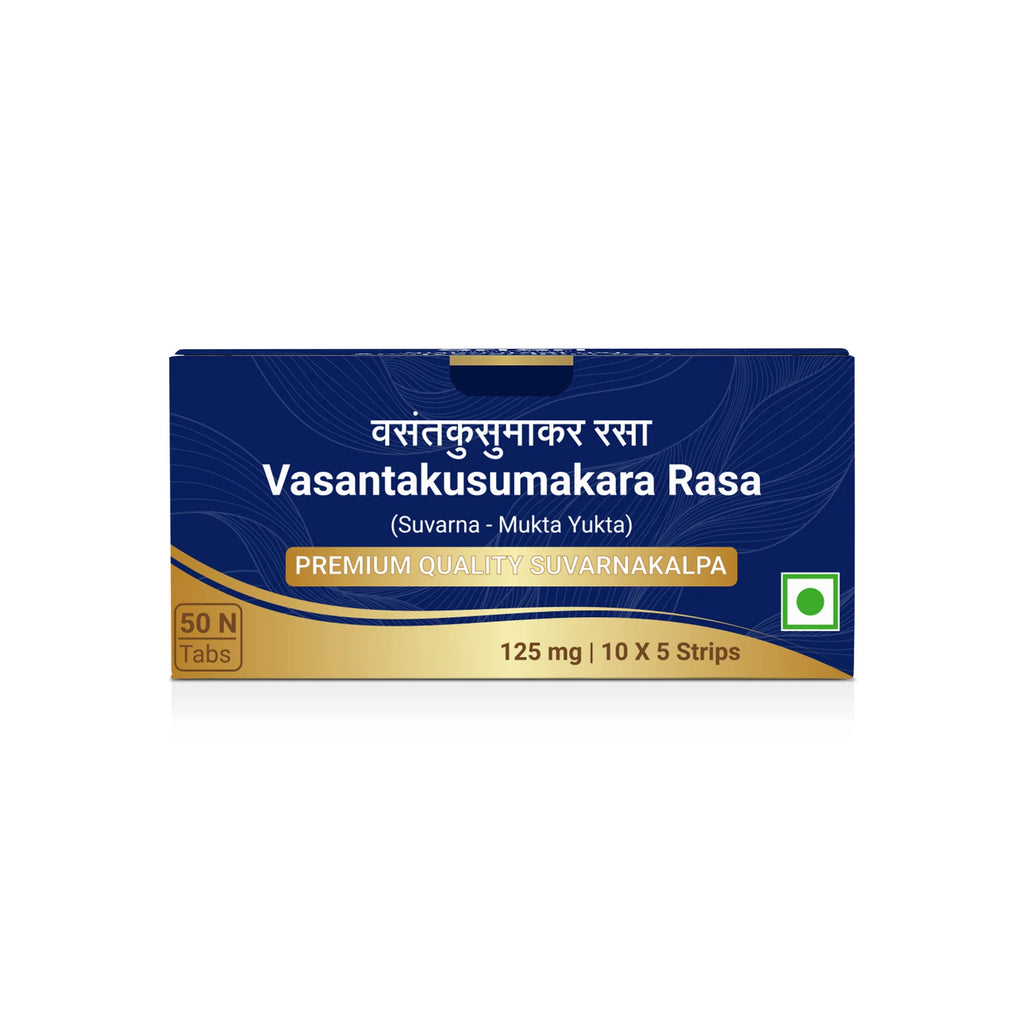 Sri Sri Tattva Ayurvedic Vasant Kusumakar Ras Suvarnakalpa 10 Tablets