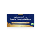 Sri Sri Tattva Ayurvedic Suvarna Vasant Malati Ras Suvarnakalpa Tablets
