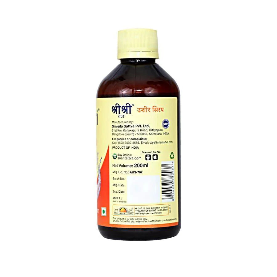 Sri Sri Tattva Ayurvedic Ushira Syrup 200ml