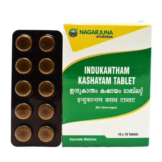 Nagarjuna Ayurvedic Indukaantham Kashaayam 100 Tablets