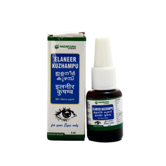 5 X Nagarjuna Ayurvedic Elaneer Kuzhampu Eye Drops 5ml