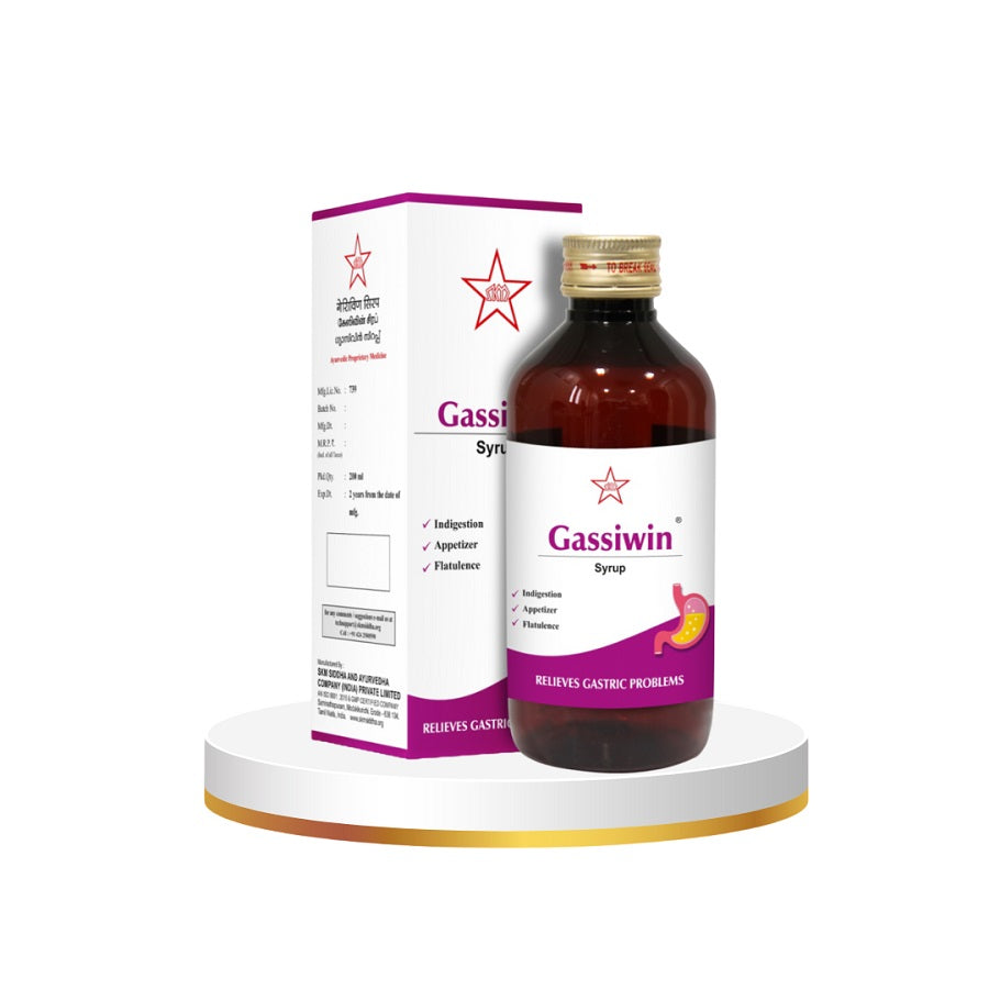 SKM Gassiwin Ayurvedic Digestive – Tablets & Syrup