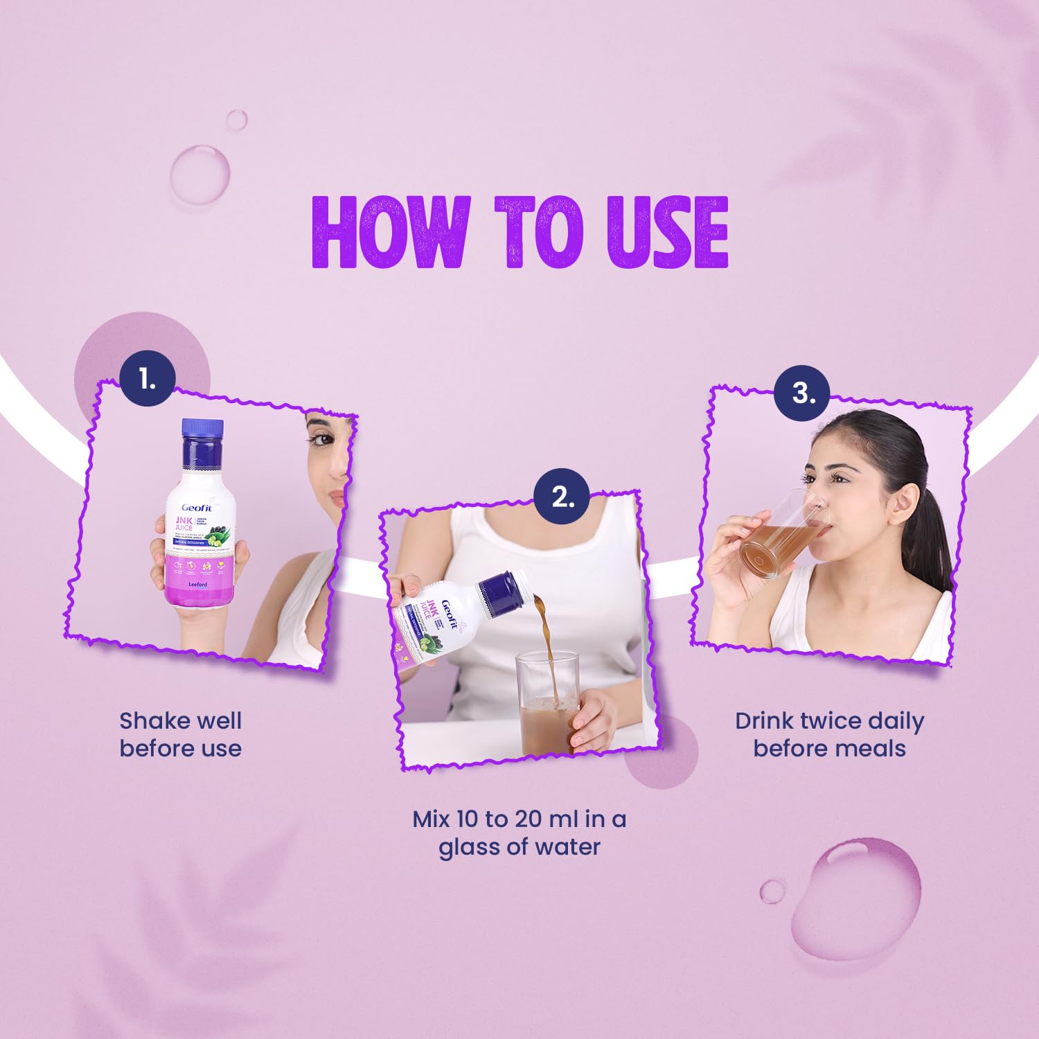 Leeford Ayurvedic Geofit Jamun Neem Karela Juice 500ml