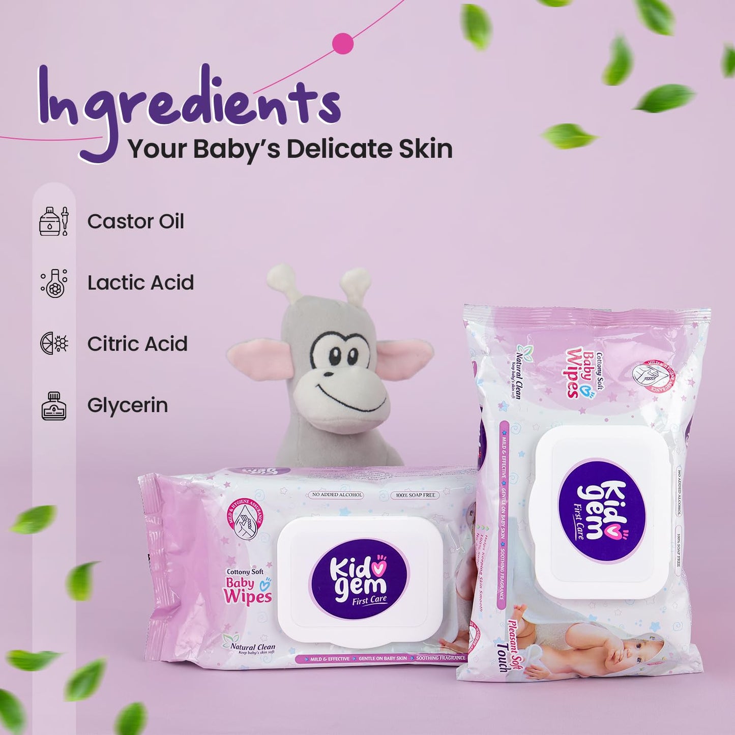 Leeford Kidogem Baby Wipes