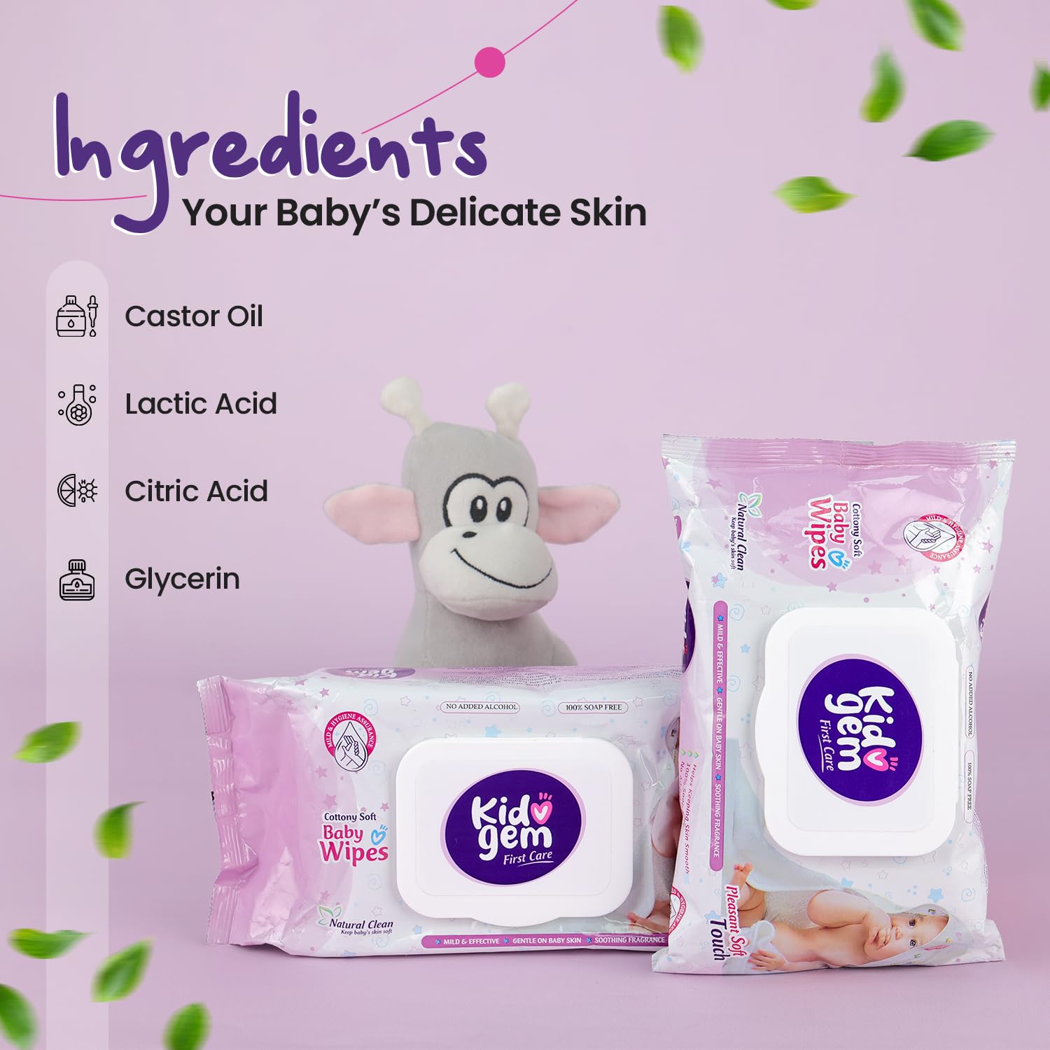 Leeford Kidogem Baby Wipes