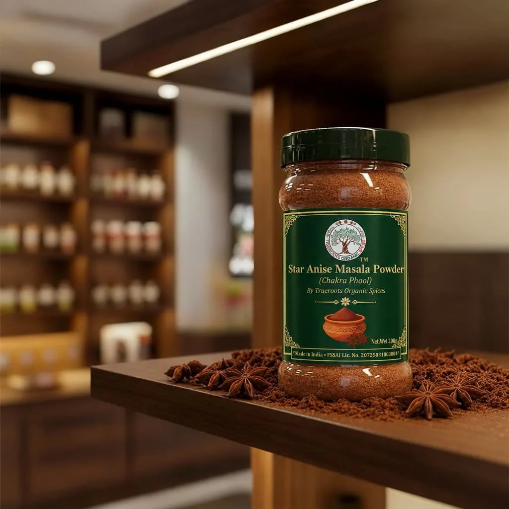 Trueroots Organic Spices Star Anise (Chakri Phool) Masala Powder