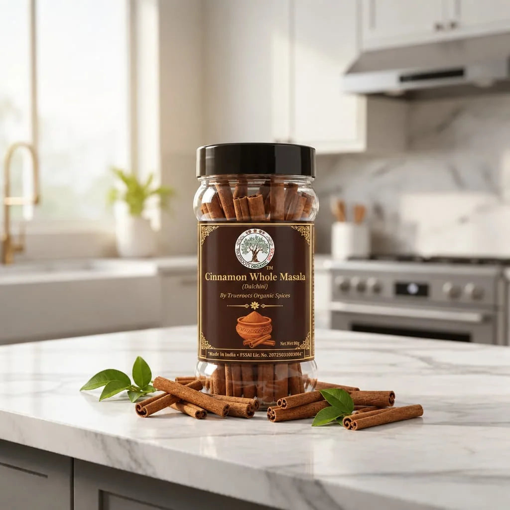 Trueroots Organic Spices Cinnamon (Dalchini) Whole Masala 80g
