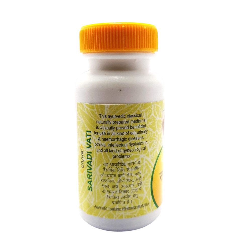 Unjha Ayurvedic Sarivadi Vati Tablets