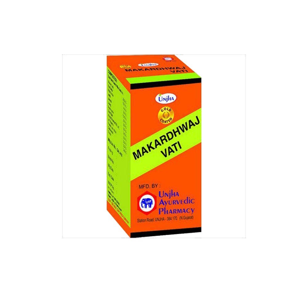 Unjha Ayurvedic Makardhwaj Vati Tablets
