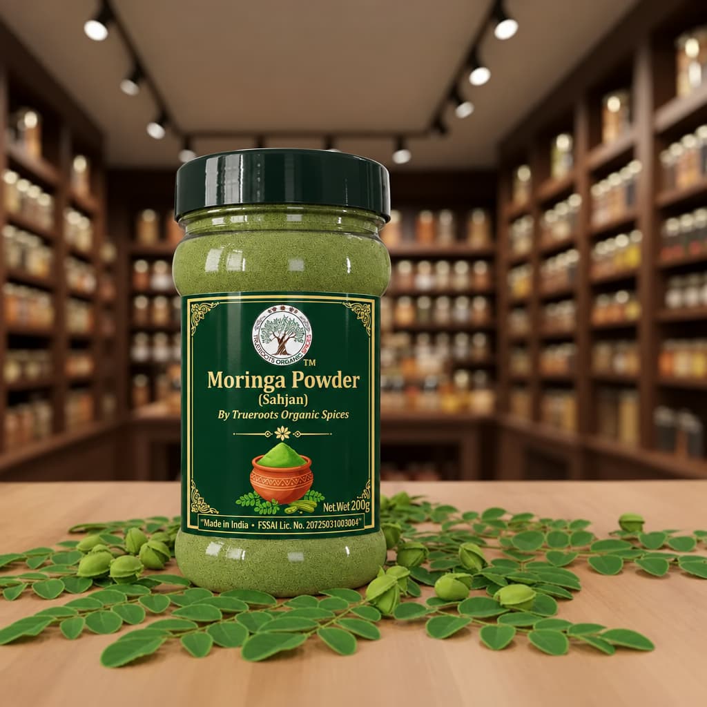 Trueroots Organic Spices Moringa (Sahjan) Powder