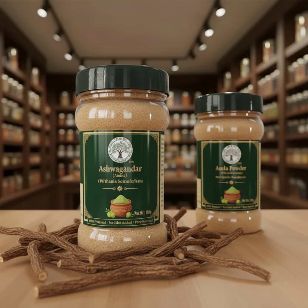 Trueroots Organic Spices Natural Spices Ashwagandha Powder | Withania Somnifera | No Additives