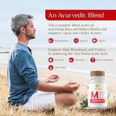 Maharishi Ayurveda Vigoroyal M For Strength,Stamina and Vigor 60 Tablets