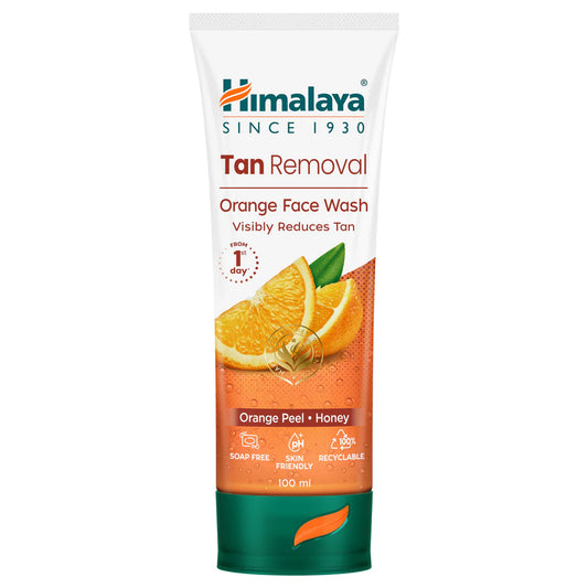 Himalaya Herbal Ayurvedic Personal Care Удаление загара Апельсин эффективно очищает и заметно уменьшает загар Мытье лица (жидкость)