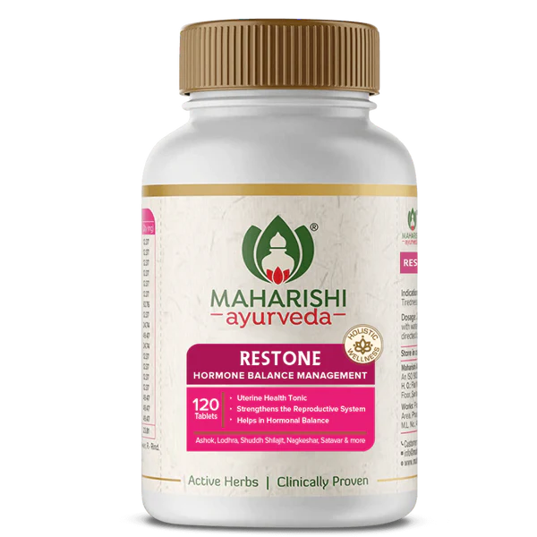 Maharishi Ayurveda Restone For Menstrual Health 120 Tablets & Syrup 200ml