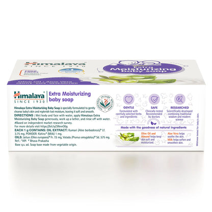 Himalaya Extra Moisturizing Baby Care Gently Cleanses Winter Soap