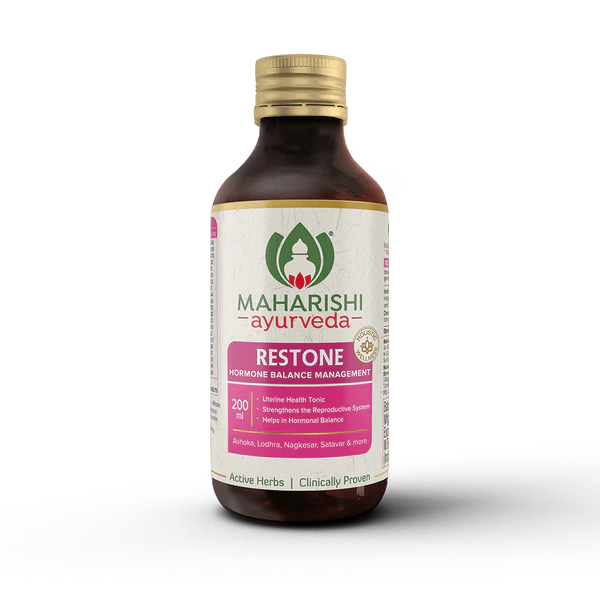 Maharishi Ayurveda Restone For Menstrual Health 120 Tablets & Syrup 200ml