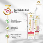 Maharishi Ayurveda Ayurdent Classic Toothpaste with 1 Pack Free Copper Tongue Cleaner Saliva Balancing Formula 75ml