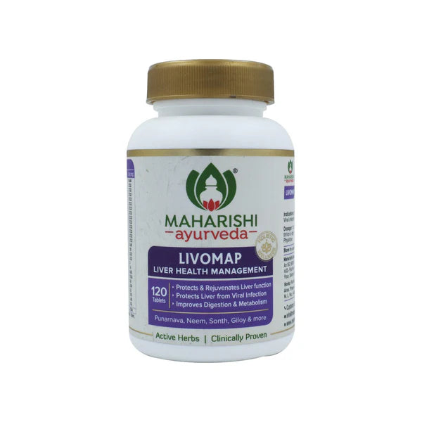 Maharishi Ayurveda Livomap Effective Remedy for a Healthy Liver Tablets & Syrup