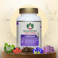 Maharishi Ayurveda Cardimap Effective Remedy For Hypertension Management 60 Tablets