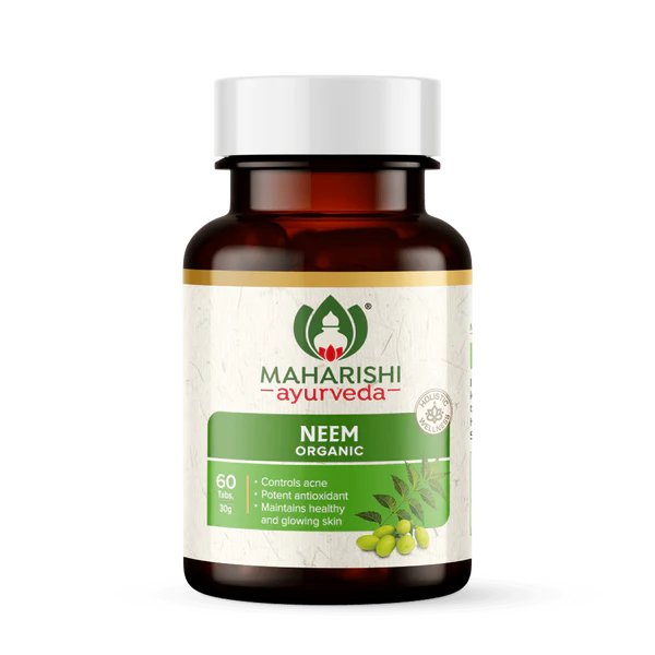 Maharishi Ayurveda Neem For Detoxification and Skin Health 60 Tablets