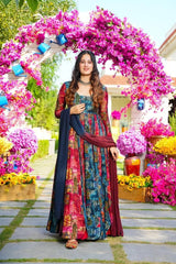 Bollywood Indian Pakistani Ethnic Party Wear Women Soft Pure Muslin Cotton Suit Set Dress