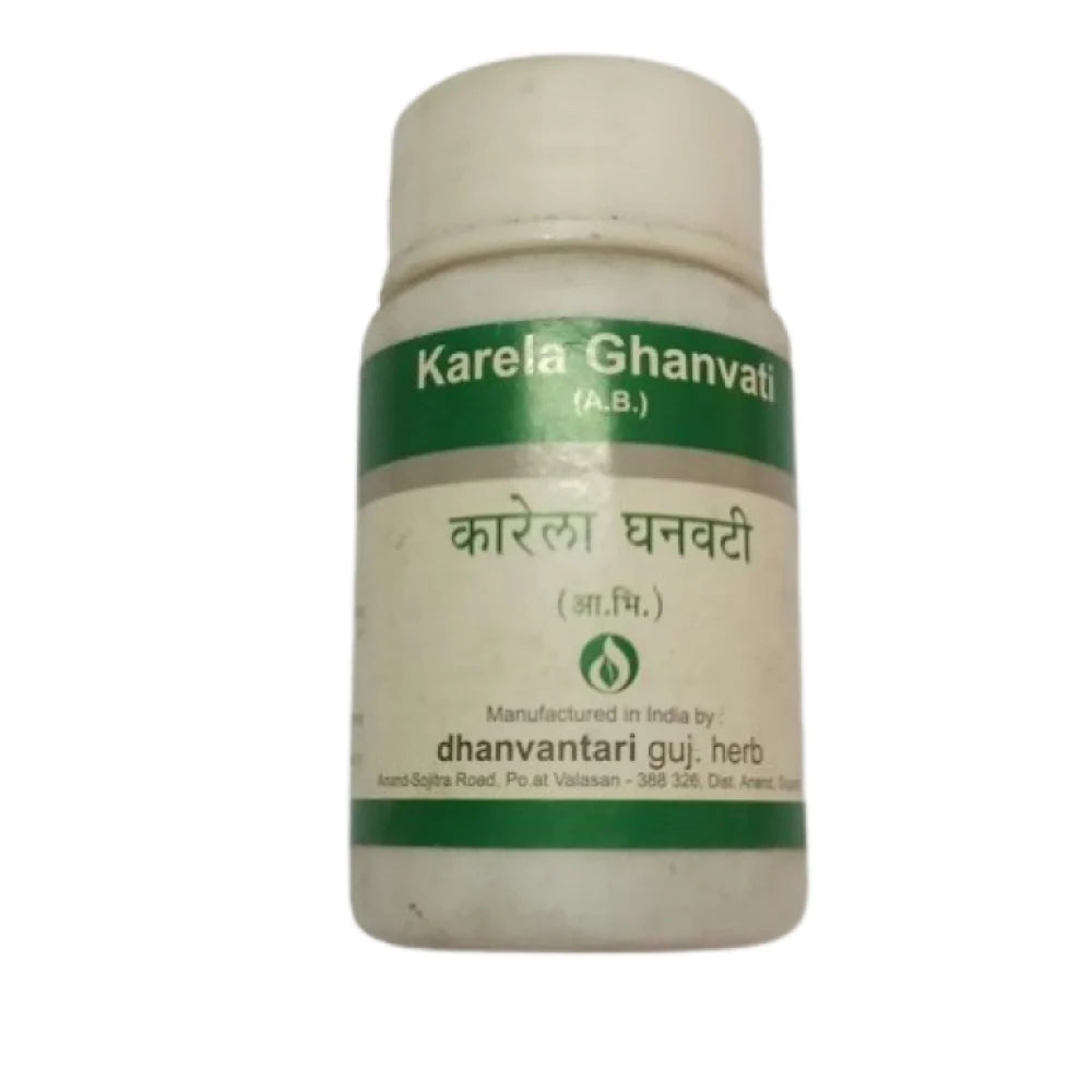 Dhanvantari Ayurvedic Karela Ghanvati Tablet