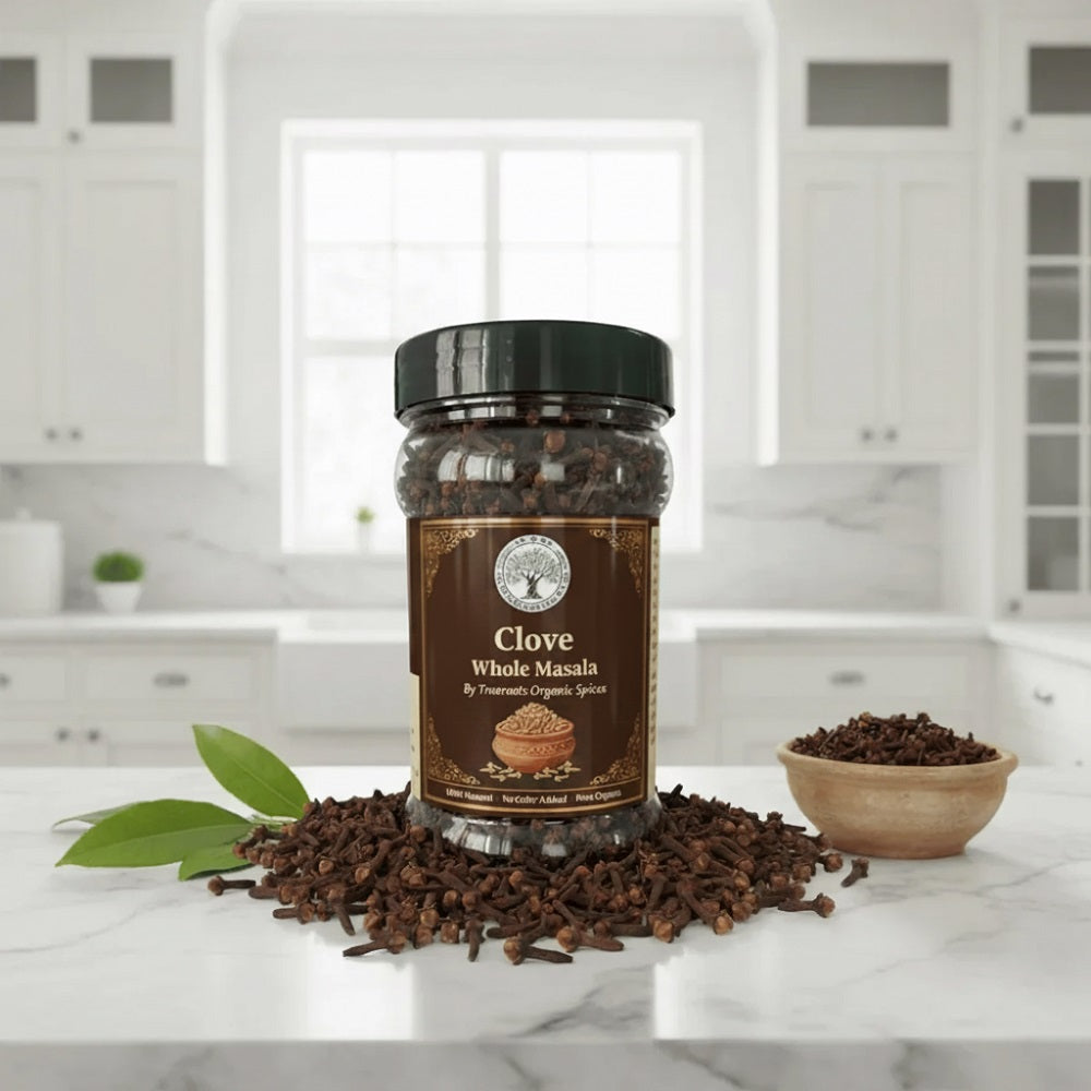 Trueroots Organic Clove (Laung) Whole Masala – 100% Pure & Natural