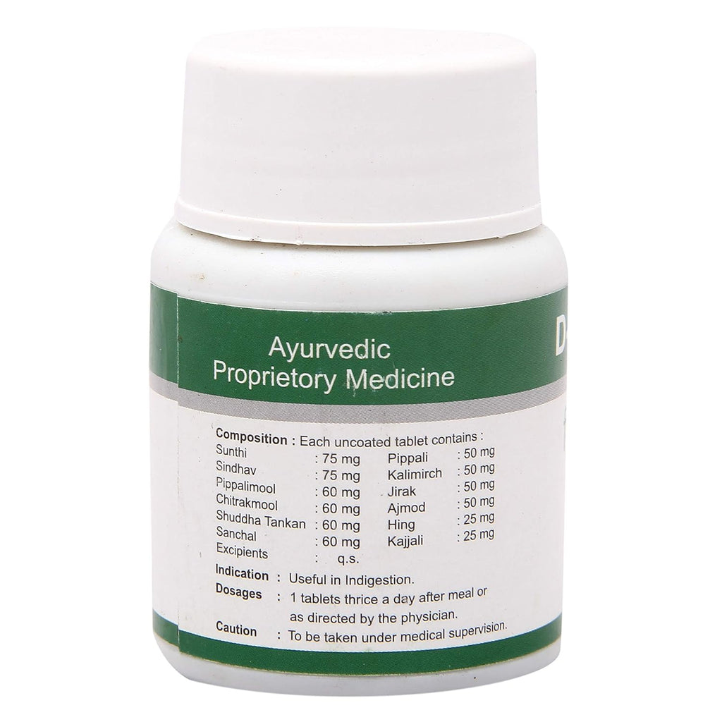 Dhanvantari Ayurvedic D Zyme Tablets