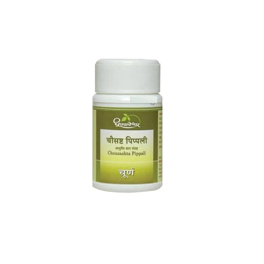 Dhootapapeshwar Ayurvedic Chousashta Pippali Churna Powder Gm