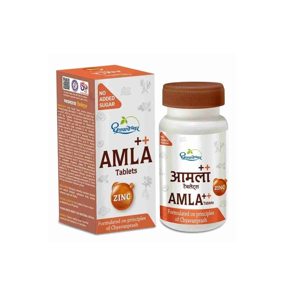 Dhootapapeshwar Ayurvedic Amla Plus With Zinc Tablet & Amla Plus Tablet