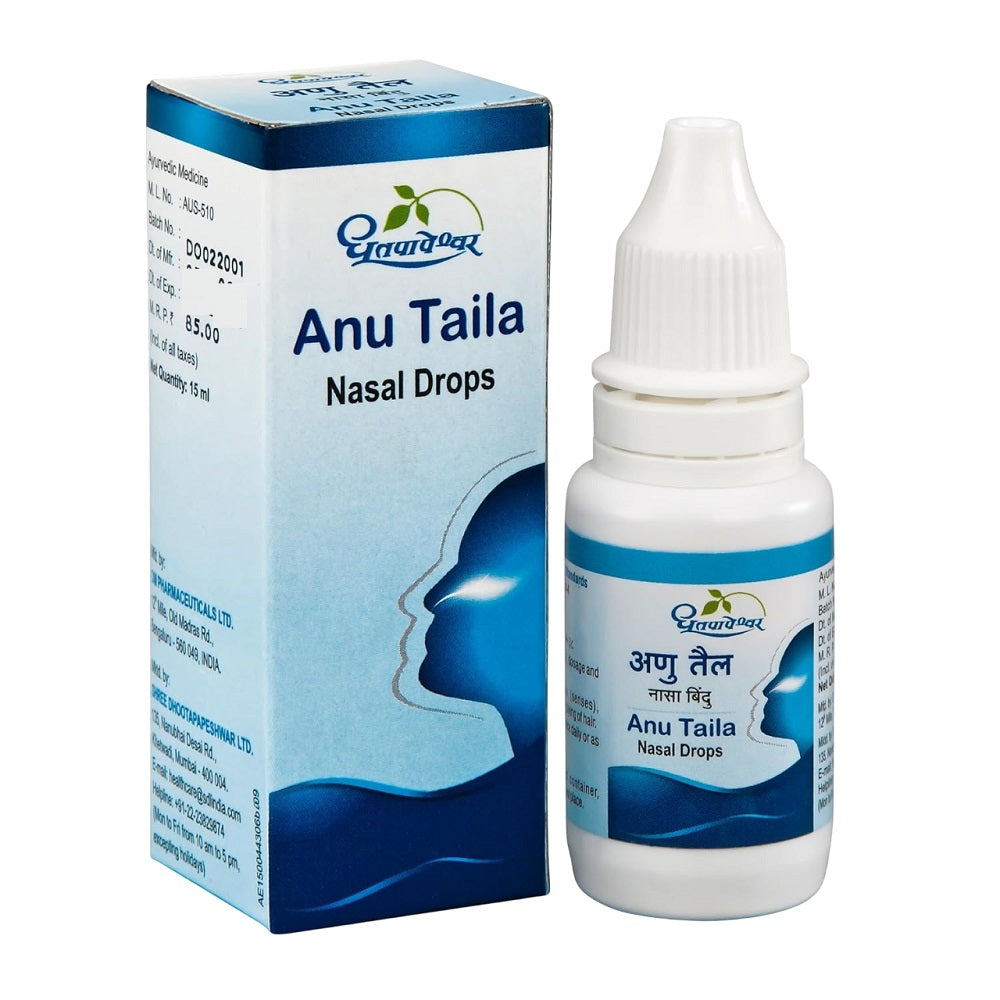 Dhootapapeshwar Ayurvedic Anu Tail Nasal Drops 15 ML