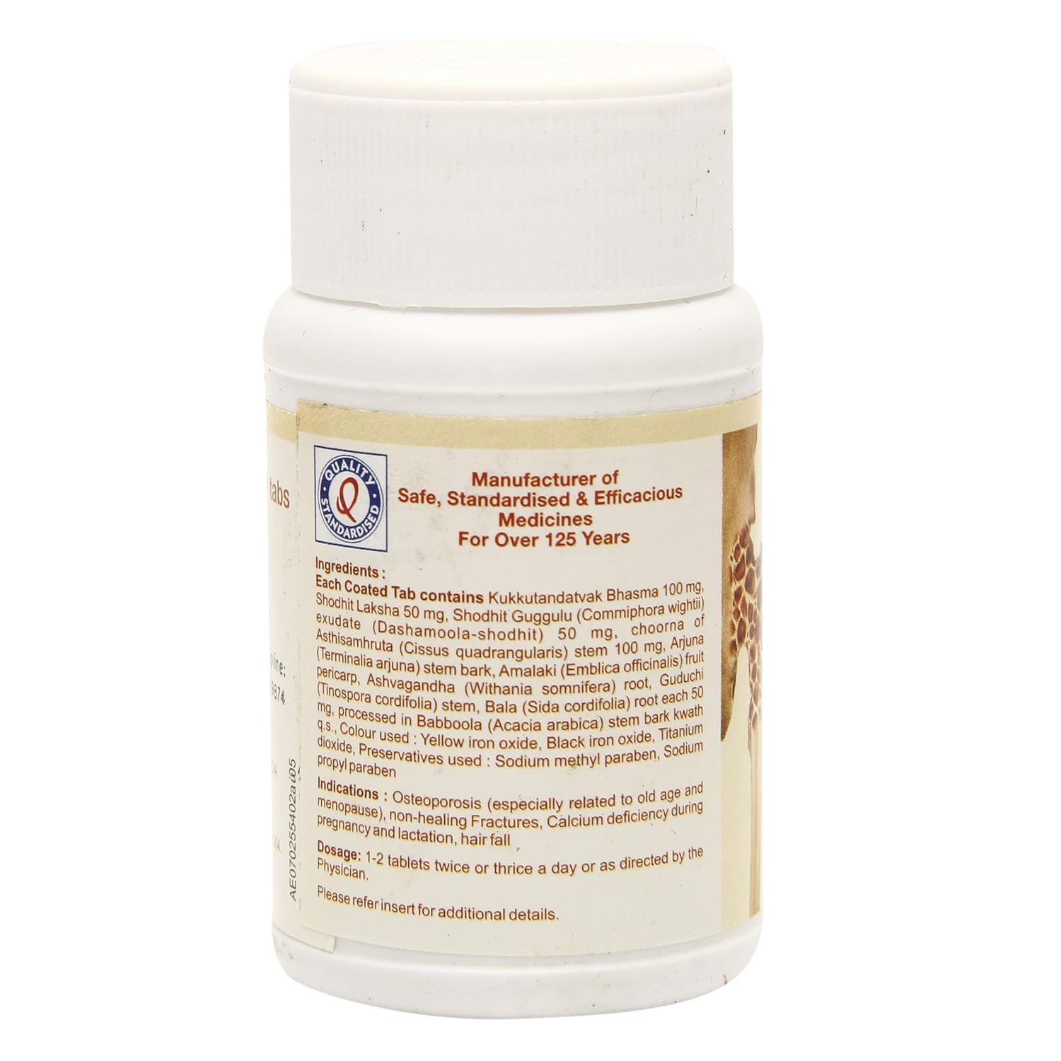 DHOOTAPAPESHWAR Ayurvedic Asthiposhak Natural Calcium Suppliment Tablets