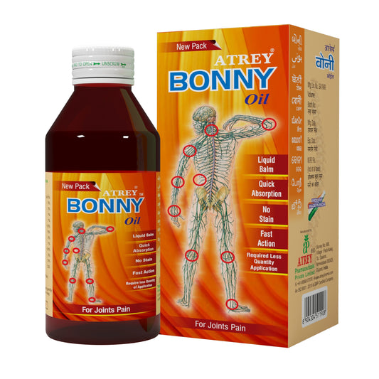Atrey Ayurveda Bonny Oil for Fast Long Lasting Pain Relief Liquid