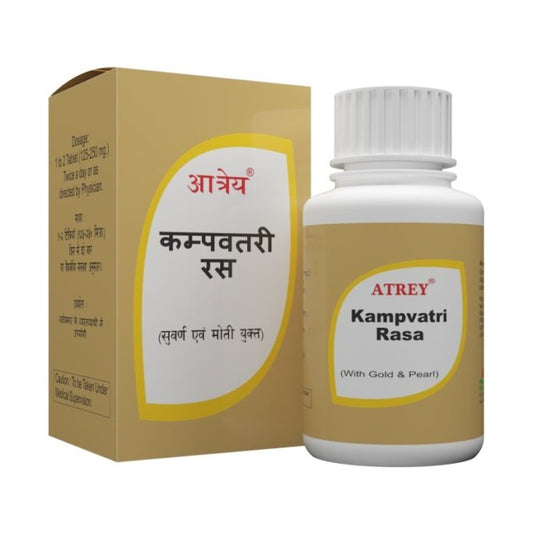 Atrey Ayurvedic Kampavatari Rasa Gold Tablets