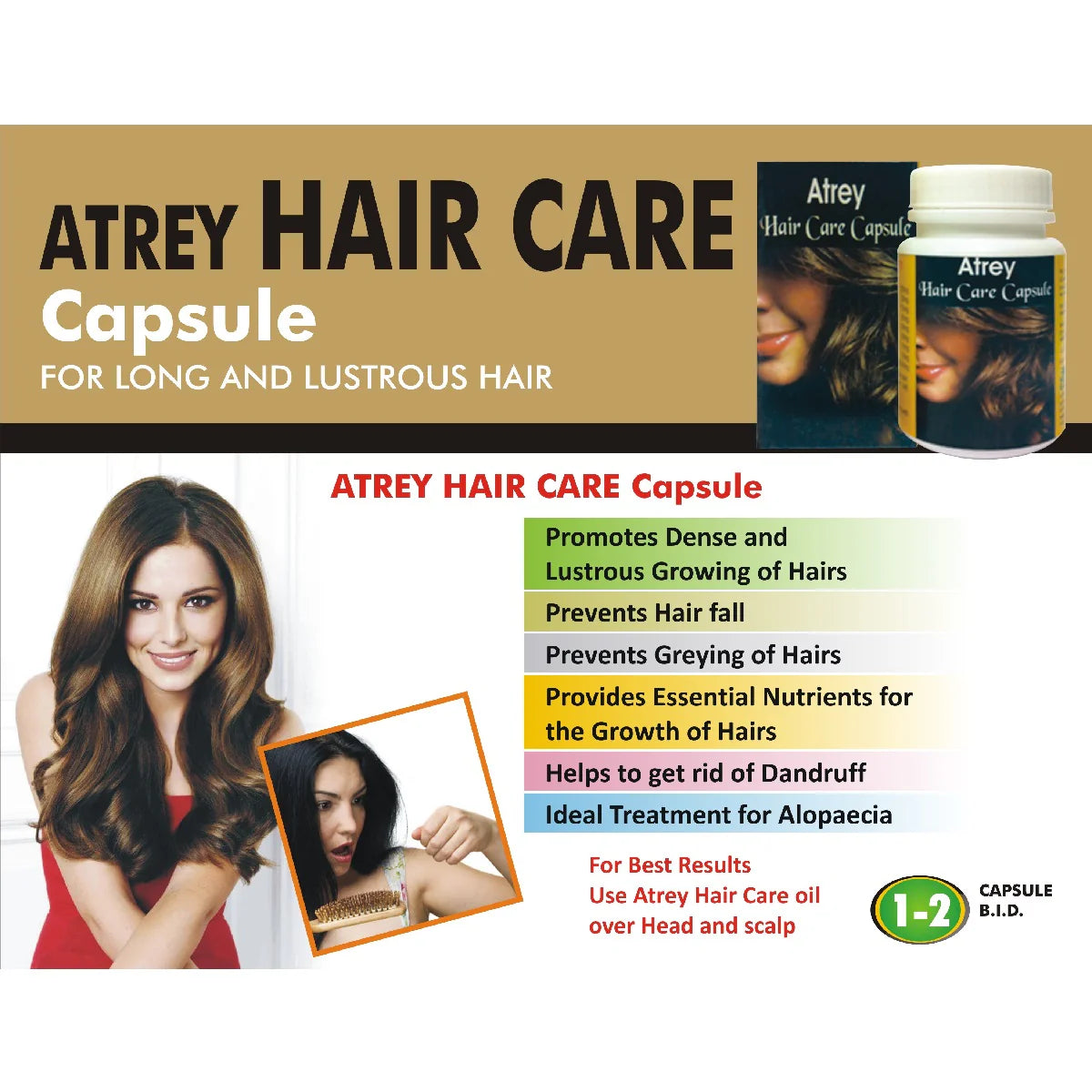 Atrey Ayurvedic Hair Care Capsules