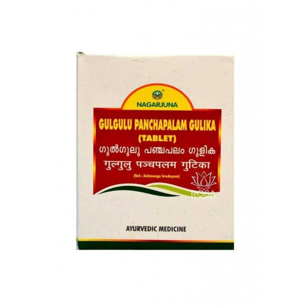 Nagarjuna Ayurveda Gulgulu Panchapalam Gulika 100 Tablets