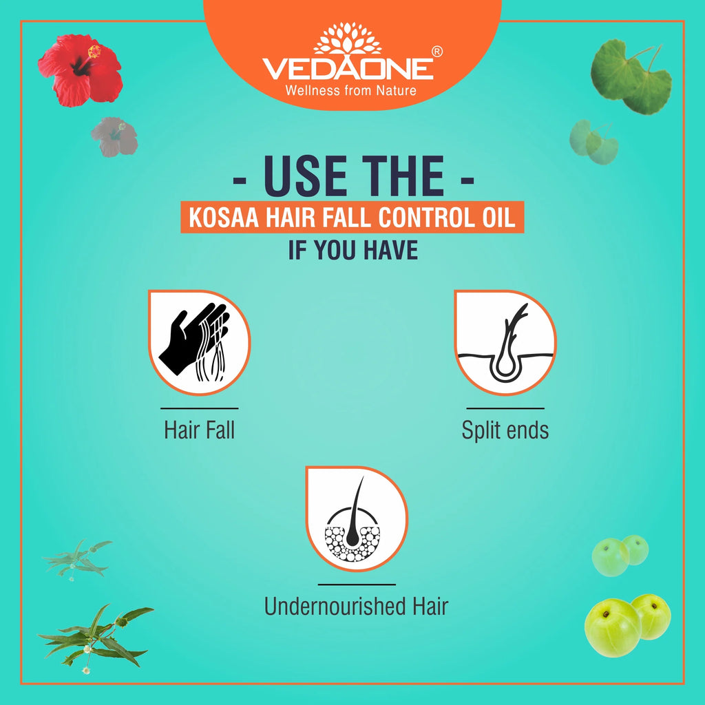 Vedaone Kosaa Hair Fall Control Oil 100ml