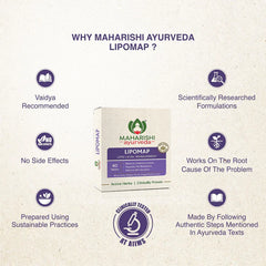 Maharishi Ayurveda Lipomap Natural Remedy For Cholesterol Management 40 Tablets