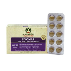 Maharishi Ayurveda Livomap Effective Remedy for a Healthy Liver Tablets & Syrup