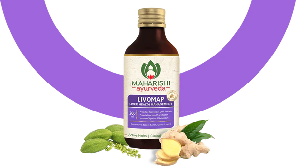 Maharishi Ayurveda Livomap Effective Remedy for a Healthy Liver Tablets & Syrup