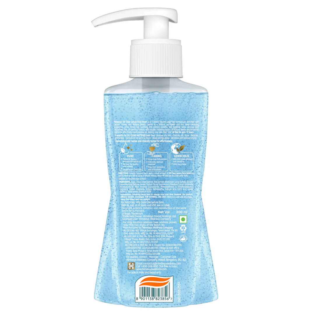 Himalaya Oil Clear Lemon Face Wash