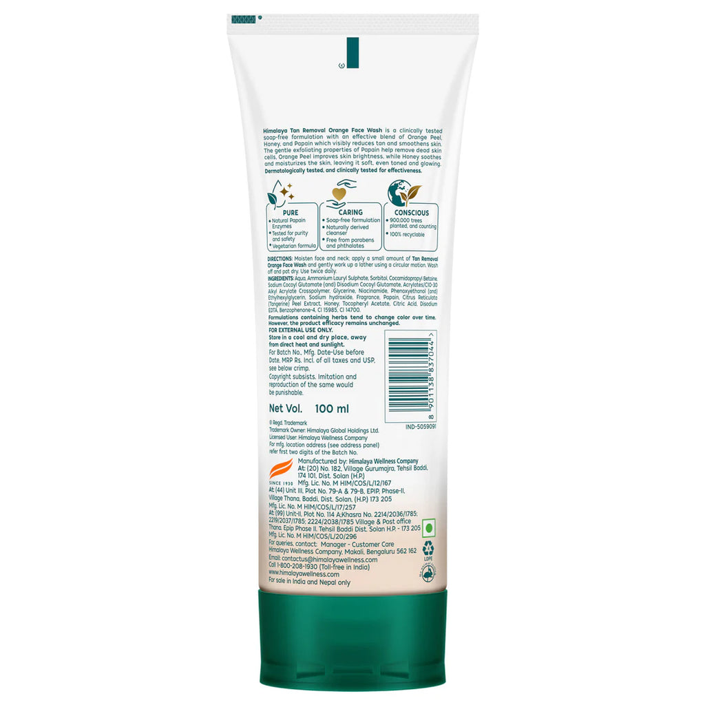 Himalaya Tan Removal Orange Gesichtswaschmittel