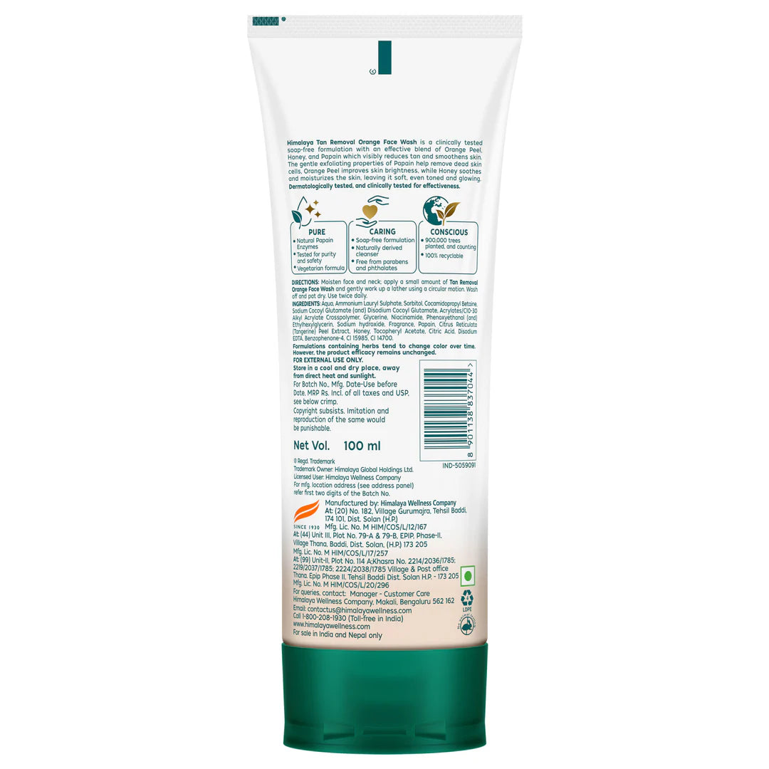 Himalaya Tan Removal Orange Gesichtswaschmittel