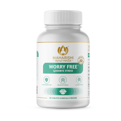 Maharishi Ayurveda Worry Free Stress and Anxiety Management Solutions 60 Tablets