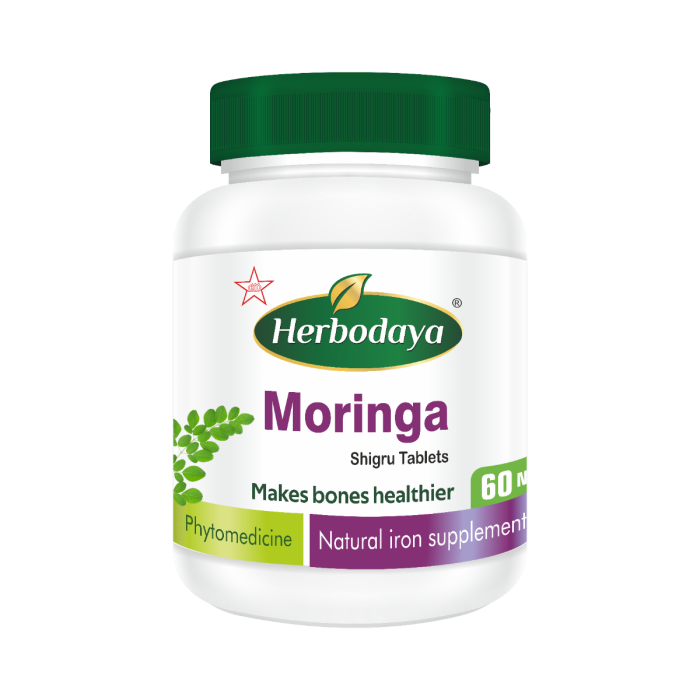 Skm Siddha Ayurveda Herbodaya Moringa Shigru 550mg 60 Tablets