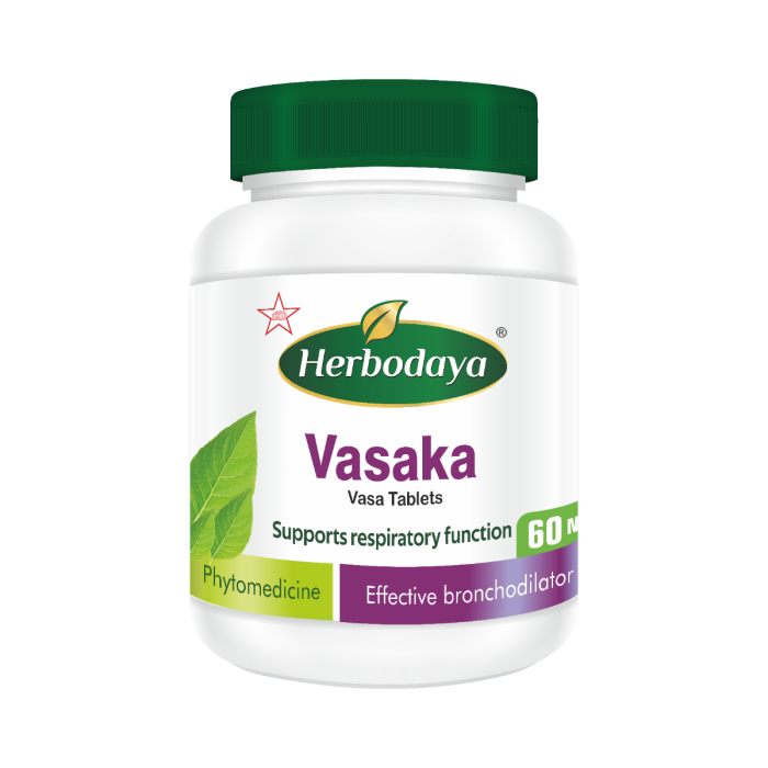 Skm Siddha Ayurveda Herbodaya Vasaka 60 Tablets